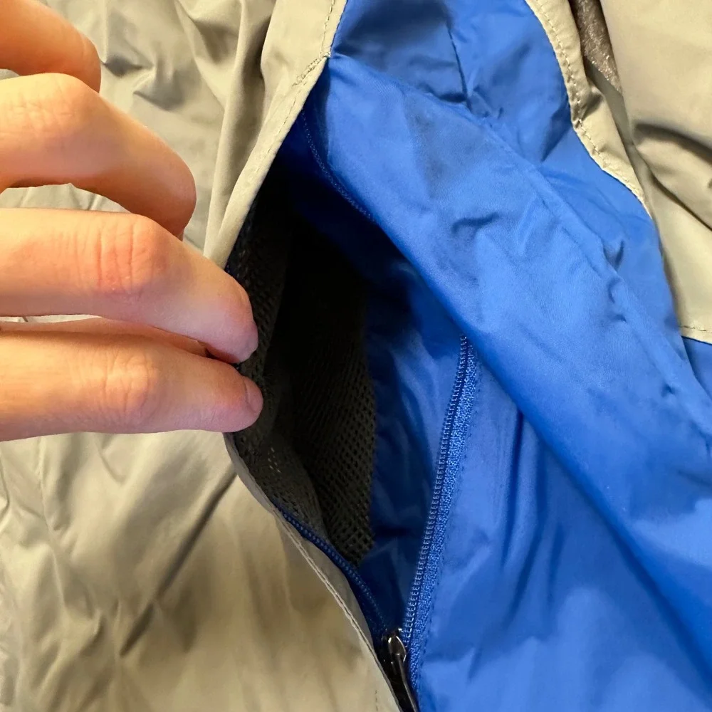 Columbia Windbreaker Jacket Kansas‎ Jayhawks Full Zip Lightweight XL